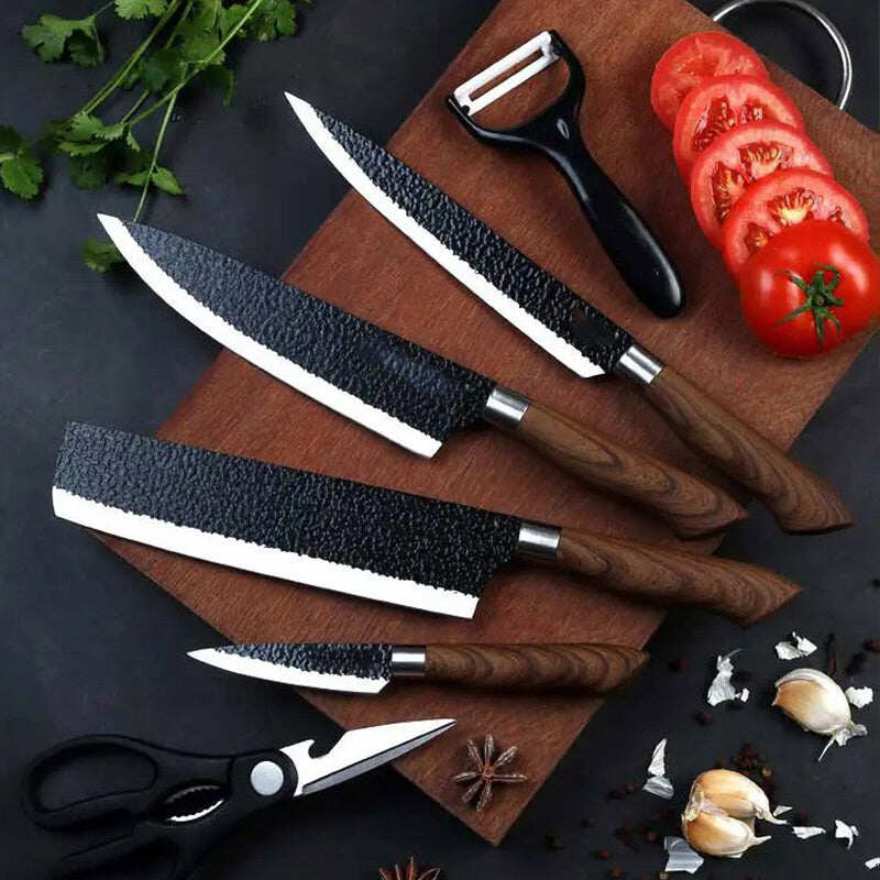 British professional chef knife set -6 pieces