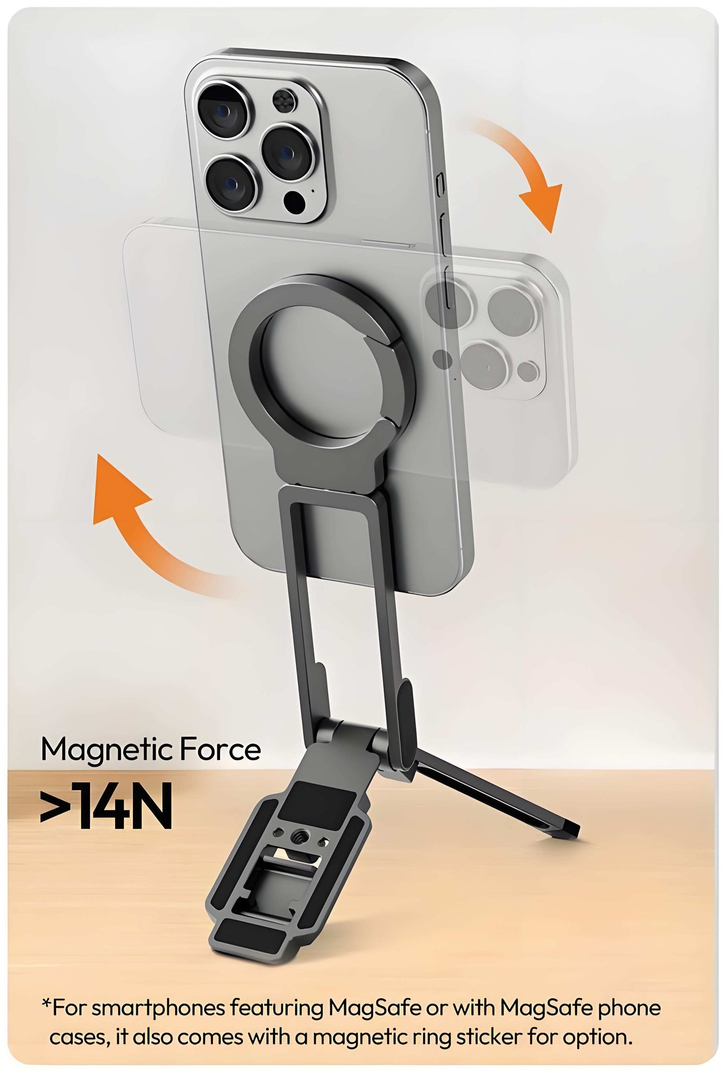 Strong Magnetic Phone Tripod for iPhone