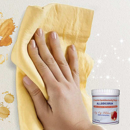Elastic Crack Resistant Wall Repair Paste - Flexible & Waterproof Filler for Interior/Exterior Walls with Easy Application